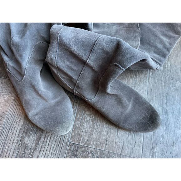 Suede Over the Knee Boots - Picture 3 of 5